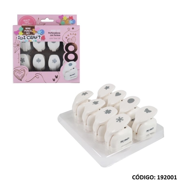 PERFORADORA IBI CRAFT 10mm. 3/8" SET X8 UNIDADES (L192001)