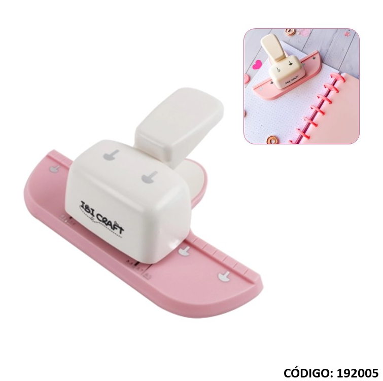 PERFORADORA IBI CRAFT PARA ENCUADERNADO CON DISCOS (L192005)