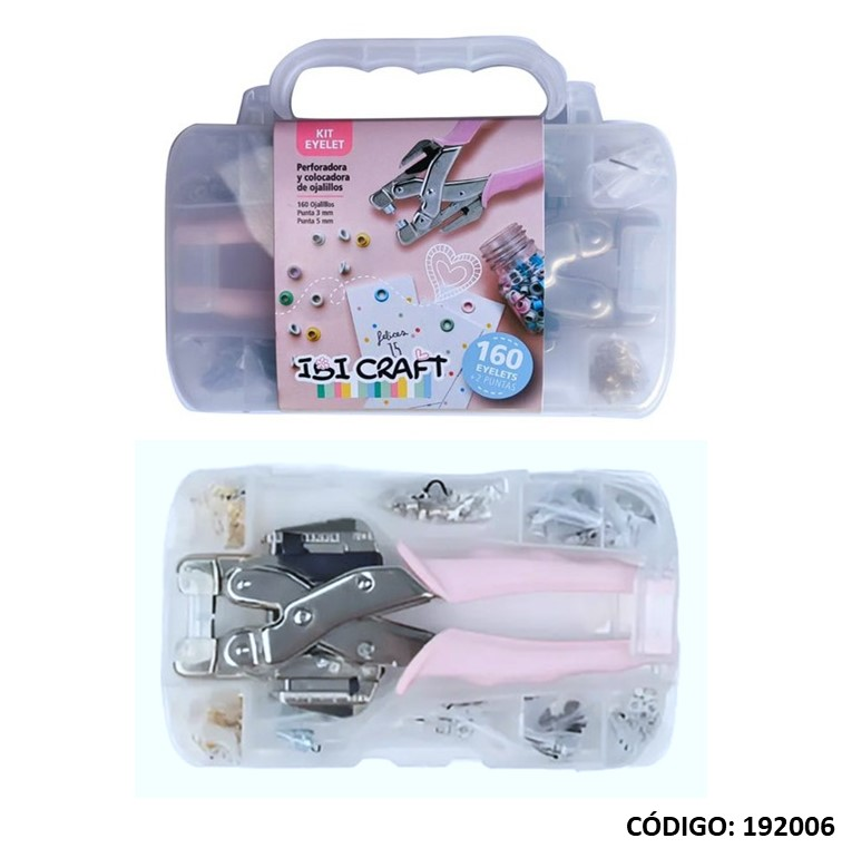 PERFORADORA IBI CRAFT COLOCADORA DE OJALILLOS KIT EYELET (L192006)