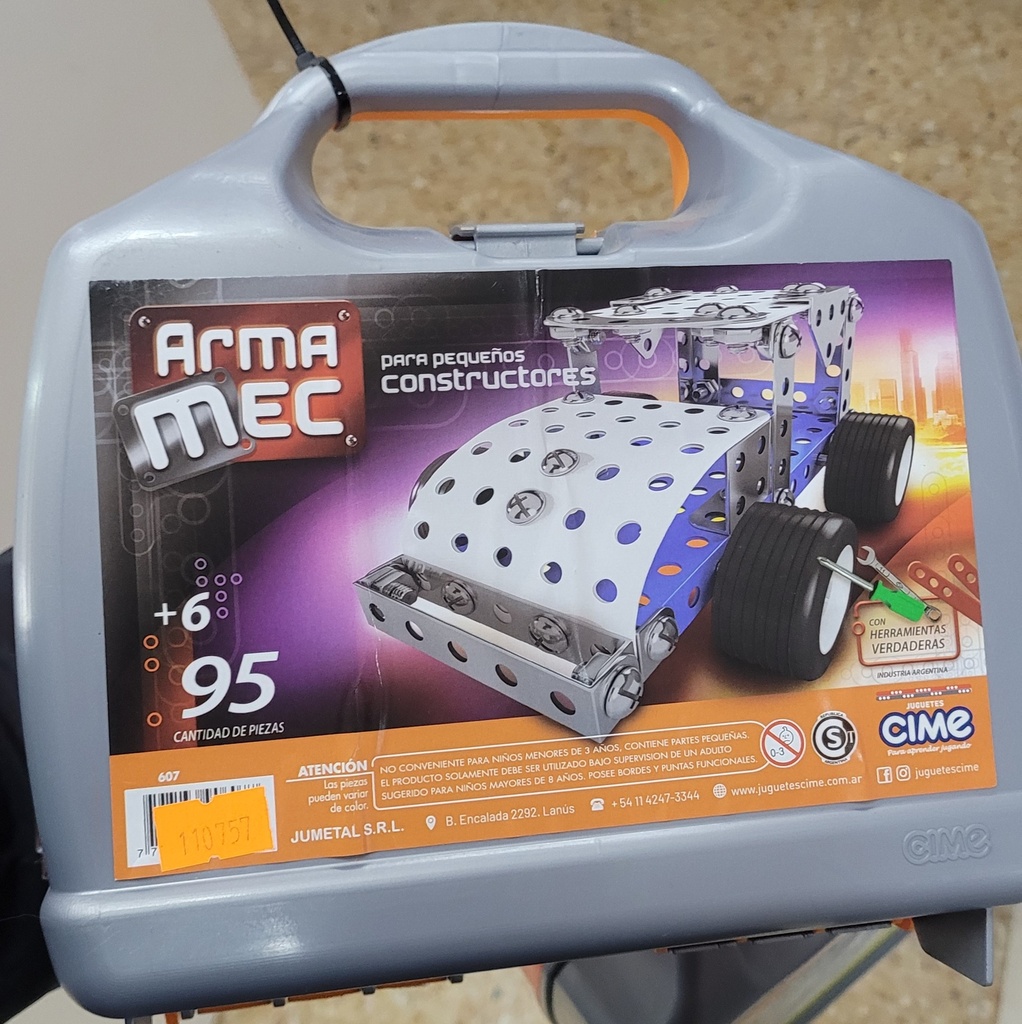 ARMAMEC  95 PIEZAS  VALIJA PARA PEQUEÑOS CONSTRUCTORES (J110757)