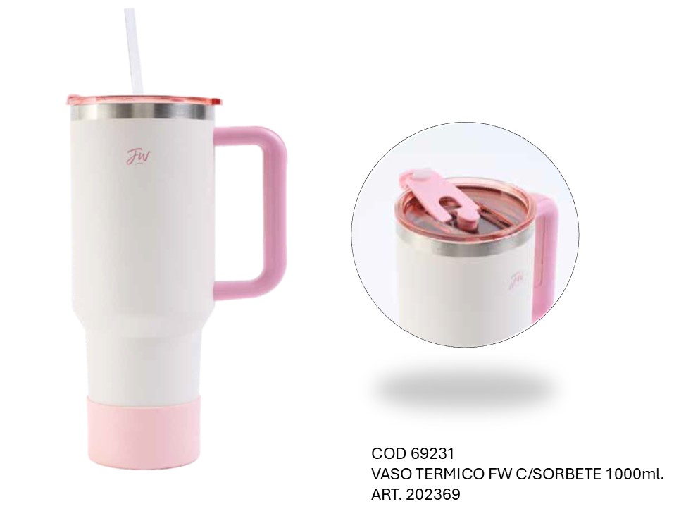 VASO TERMICO FW CON SORBETE 1000ml. (R69231)