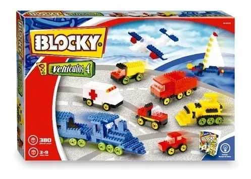 RASTI BLOCKY 380 PIEZAS  VEHICULOS 4 (J12272)