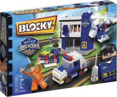 JUGUETE SUPER POLICIA 150 PIEZAS RASTI BLOCKY (J14050)