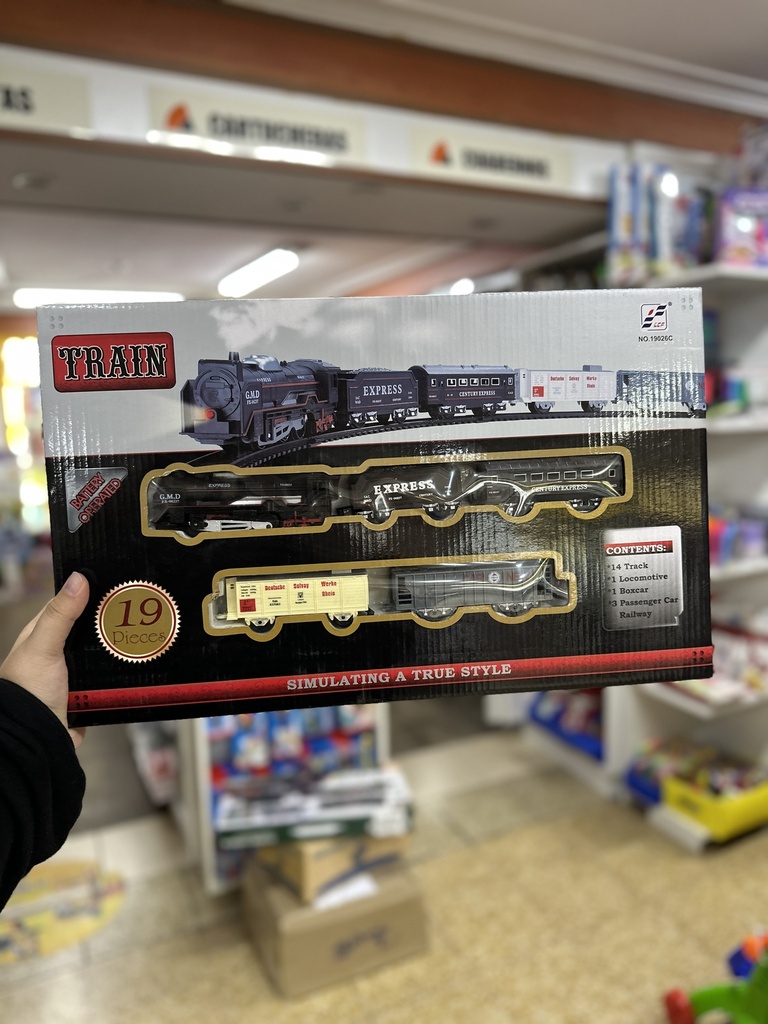 TREN A PILA CON RIELES (J18854)