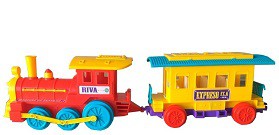 TREN LOCOMOTORA CON VAGON CALESITA (J20325)
