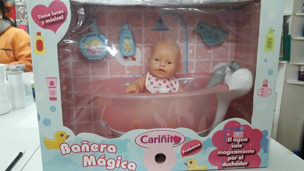 BEBE CON BAÑERA CARIÑITO (J20393)