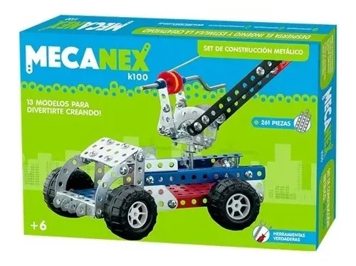 MECANEX K100 10 MODELOS - 261 PIEZAS (J21508)