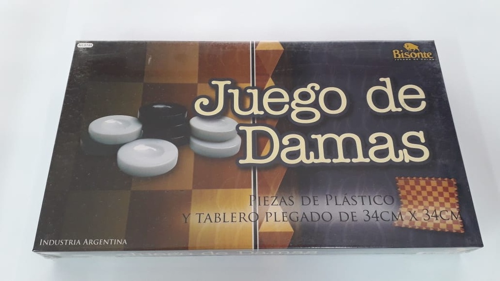 DAMAS BISONTE PLASTIFICADO (J5323)