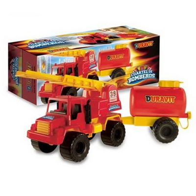 CAMIÓN BOMBERO CHICO CON TANQUE DE AGUA DURAVIT (J9851)