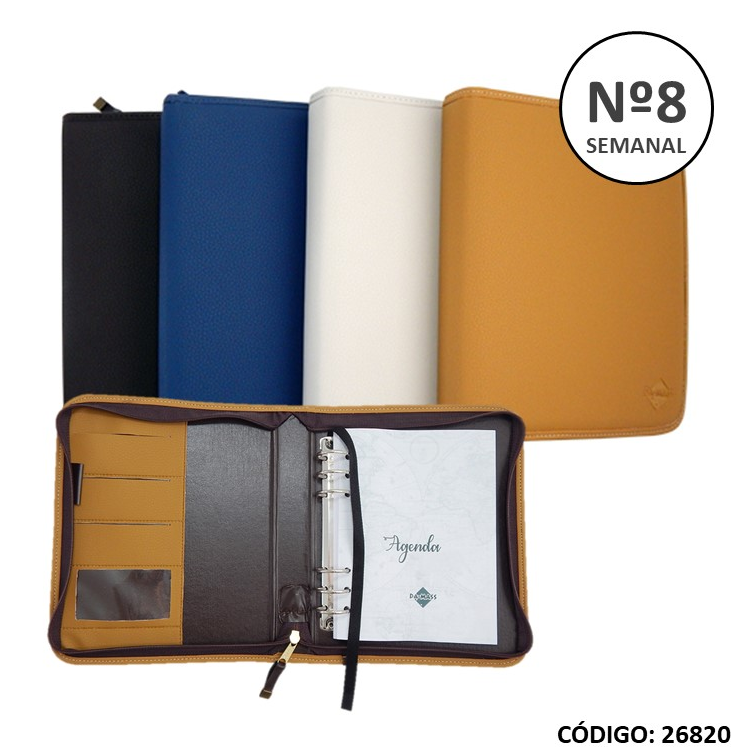 AGENDA 2026 DAMASS N8 SEMANAL CON CIERRE PECARI (L26820)
