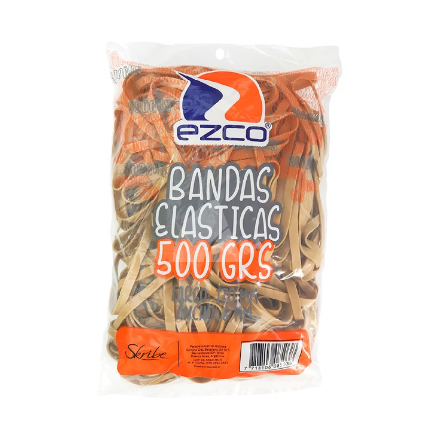 BANDAS ELÁSTICAS EZCO x 500 gr. (L321504)