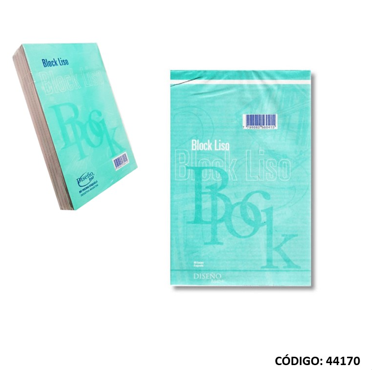 BLOCK ESQUELA DIARIO DISEÑO LISO (L44170)