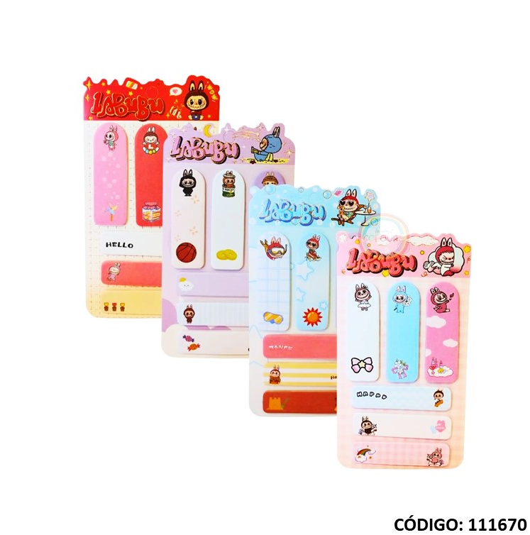 SEÑAL ADHESIVA BANDERITA LABUBU  (L111670)