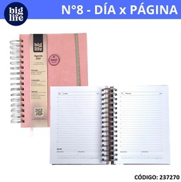 [L237270] AGENDA 2027 BIG LIFE 16X22 ESPIRALADA DIA POR PAGINA PASTEL  (L237270)