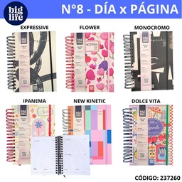 [L237260] AGENDA 2027 16X22 N8 ESPIRALADA DIA POR PAGINA ARTE  (L237260)