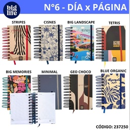 [L237250] AGENDA 2027 10X15 BIG LIFE N6 ESPIRAL DIA POR PAGINA  (L237250)