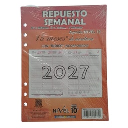 [L2256] REPUESTO AGENDA 2027 N8 SEMANA A LA VISTA (L2256)