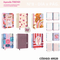 [L69520] AGENDA 2027 N8 FW DIA POR PAGINA CON ESPIRAL TREND (L69520)