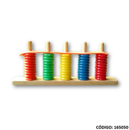 [L165050] DIDACTICO ABACO JUEGUIN 5 DECENAS (L165050)
