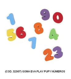 [L323070] DIDACTICO GOMA EVA PUPY PLAY NUMEROS  (L323070)