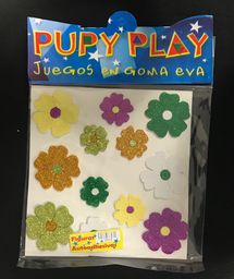 [L323220] DIDACTICO GOMA EVA PUPY PLAY FIGURAS ADHESIVAS  (L323220)