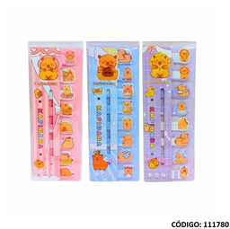 [L111780] SEÑAL-AD BANDERITA CAPIBARA 8X20hjs. (L111780)