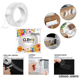 [L193070] CINTA ADHESIVA CBX SILICONA 30mm.x 1m. (L193070)