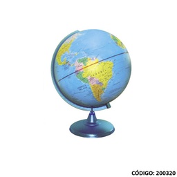 [L200320] GLOBO TERRAQUEO 30cm. POLITICO PLASTICO (L200320)
