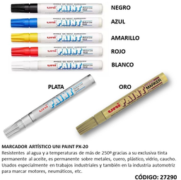 MARCADOR UNI PAINT PX-20 (L27290)