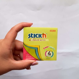 [L27742] NOTA-AD STICKN 76X76 NEON (L27742)