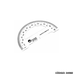 [L34980] TRANSPORTADOR PIZZINI PLASTICO 6710  (L34980)