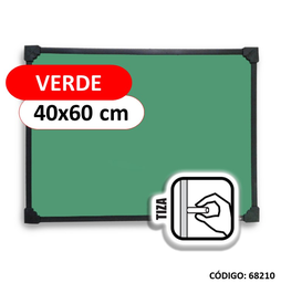 [L68210] PIZARRA PARA TIZA VERDE 40x60cm. (L68210)