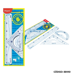 [L88440] SET GEOMETRIA MAPED ZURDOS 3 PIEZAS  (L88440)