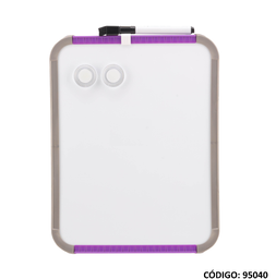 [L95040] PIZARRA BLANCA A4 CON PORTAMARCADOR (L95040)