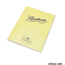 [L1090] CUADERNO N3 RIVADAVIA TAPA DURA RAYADO  x 48hjs. (L1090)