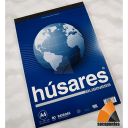 [L110500] BLOCK A4 HUSARES RAYADO 80hjs. (L110500)