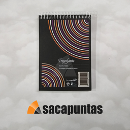 [L116420] BLOCK A6 TRIUNFANTE CON ESPIRAL CUADRICULADO X80hjs. (L116420)