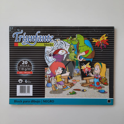 [L116950] BLOCK 5 DIBUJO NEGRO 20 HOJAS TRIUNFANTE (L116950)