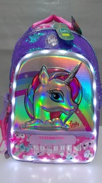 [L147480] MOCHILA 18" FOOTY UNICORNIO CON LUZ ESPALDA(L147480)