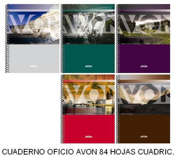 [L4440] CUADERNO A4 AVON CUADRICULADO x84hs (L4440)