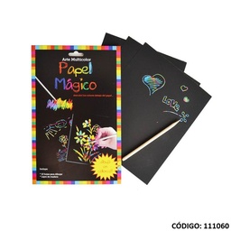 [L111060] FANTASIA PAPEL MAGICO 18X24CM. + LAPIZ (L111060)