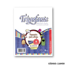 [L116450] REPUESTO DIBUJO TRIUNFANTE N3 BLANCO LISO (L116450)
