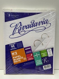 [L1330] REPUESTO N3 RIVADAVIA RAYADO x 96hjs (L1330)