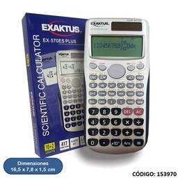 [L153970] CALCULADORA EXACTUS EX-570 ES PLUS(L153970)