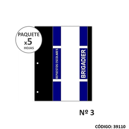 [L39110] REPUESTO DIBUJO BRIGADIER N3 NEGRO (L39110)