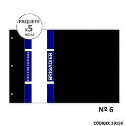 [L39150] REPUESTO DIBUJO BRIGADIER N6 Negro (L39150)LUMA