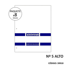 [L39910] REPUESTO DIBUJO BRIGADIER N5 BLANCO (L39910)