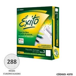 [L4370] REPUESTO N3 EXITO MARGEN REFORZADO CUADRICULADO x288h (L4370)