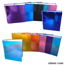 CARPETA N3 REXON GLITTER/METALICO (L71430)