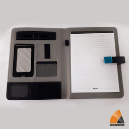 [R214120] CARPETA A4 CON CIERRE  Y BLOCK (R214120)